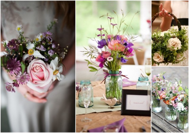aranjamente florale, aranjamente florale centru masa, buchete de mireasa pentru nunta la ferma, nunta traditionala, nunta in aer liber
